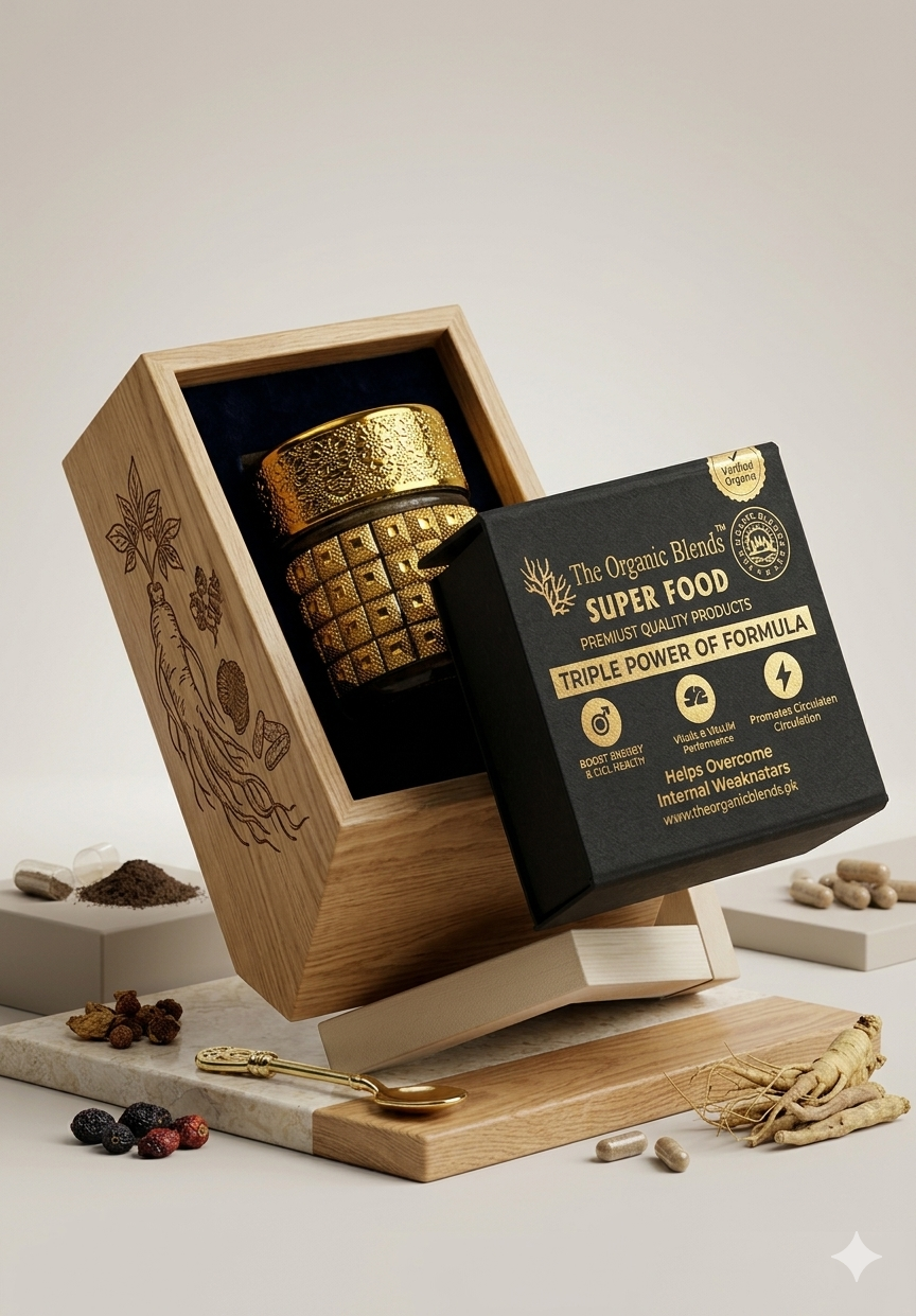 The Organic Blends Super Food | The Ultimate Men's Vitality